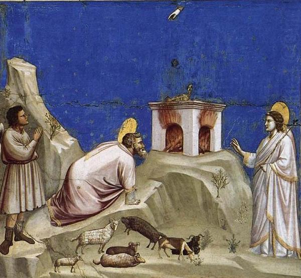 Joachim-s Sacrificial Offering, GIOTTO di Bondone